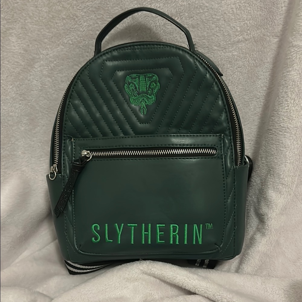 Danielle Nicole Green Backpack with Striped Straps